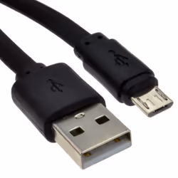 kenable 008987, 3 m, USB A, Micro-USB B, Black