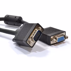 kenable 008991, 20 m, VGA (D-Sub), VGA (D-Sub), Male, Female, Black