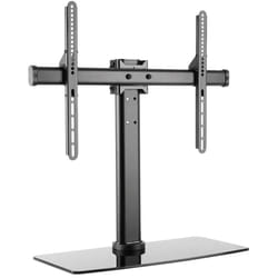 kenable Universal Pedestal Swivel & Tilt TV Stand Glass for 32 to 55 inch TVs