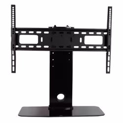kenable Universal Stand Adjustable Height TV Glass Pedestal for 32 to 60 inch TVs