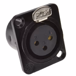 kenable 009016, XLR, Black, Metal, 20 g