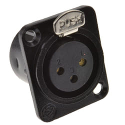 kenable 009016 socket-outlet XLR Black