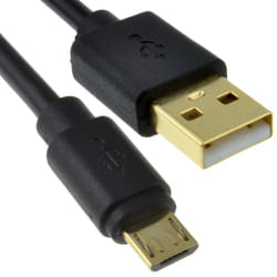 kenable 009025 USB cable USB 2.0 1.5 m USB A Micro-USB B Black
