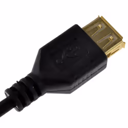 kenable GOLD USB 2.0 24AWG High Speed Cable EXTENSION Lead A Plug to Socket 2m