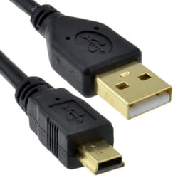 kenable 009047 USB cable USB 2.0 0.15 m USB A Mini-USB B Black