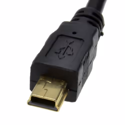 kenable 009047 USB cable USB 2.0 0.15 m USB A Mini-USB B Black