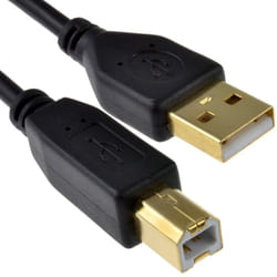 kenable 009056 USB cable USB 2.0 0.25 m USB A USB B Black
