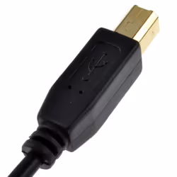kenable 009056 USB cable USB 2.0 0.25 m USB A USB B Black