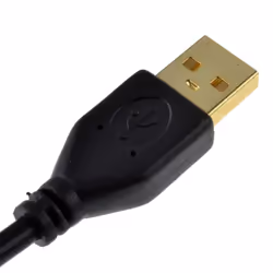kenable 009056 USB cable USB 2.0 0.25 m USB A USB B Black