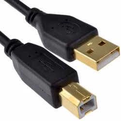 kenable 009057, 0.5 m, USB A, USB B, USB 2.0, Black