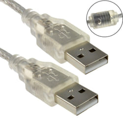 kenable 009069 USB cable USB 2.0 0.5 m USB A Translucent