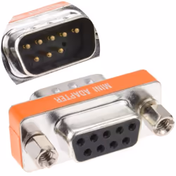 kenable 009075 cable gender changer RS232 Orange