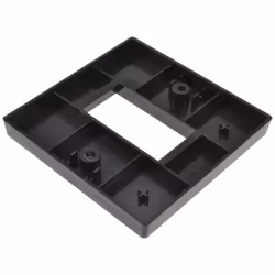 kenable Faceplate 1 Port 86 x 86mm Single Port Low Profile RJ45 Modules BLACK