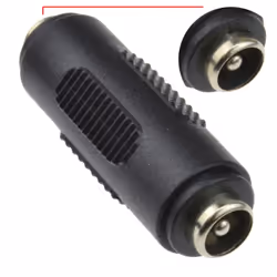 kenable 009165 cable gender changer DC 2.5mm Black
