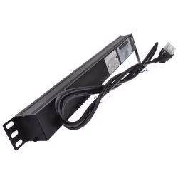 kenable Power Distribution Unit 19 Rack PDU 6 Way Euro Schuko Socket & Plug
