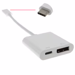 kenable USB 3.1 Type C Plug to DisplayPort Alt Mode + PD Type C Socket Adapter