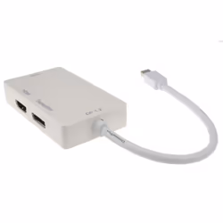 kenable Mini DisplayPort to DVI D HDMI or Display Port 4kx2k Video Adapter
