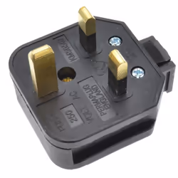 kenable 009202 electrical power plug Type G Black