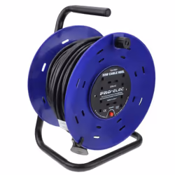 kenable 009206, 50 m, Outdoor, Type G (BS 1363), Type G, 1.25 mm², Black, Blue