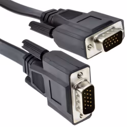 kenable 009209, 2 m, VGA (D-Sub), VGA (D-Sub), Male, Male, Black