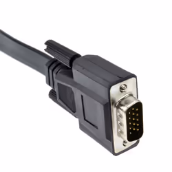 kenable Flat 15 Pin VGA Cable for PC Laptop to Monitor or TV Male to Male 15m