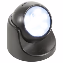 Wireless LED Motion Sensor 360 Degree Splash Proof IP44 SMD LED Light Black