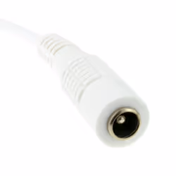 kenable 5.5 x 2.1mm DC Power Plug to Socket CCTV Extension Cable  5m WHITE