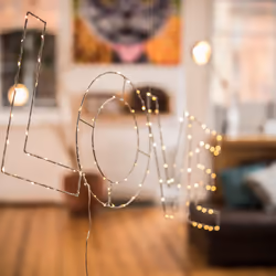 Warm White LOVE Indoor Decoration Mains Powered LED Light Large