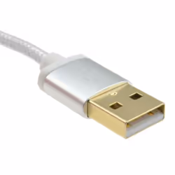 kenable 009286, 0.3 m, USB A, Micro-USB B, USB 2.0, Silver