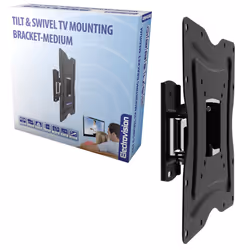 kenable Tilt and Swivel TV Mounting Bracket 56mm Profile for 14 to 40 Inch TVs