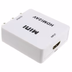 kenable HDMI to Scart AV Red White & Yellow Composite Converter USB Powered
