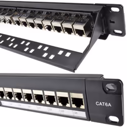 kenable 009326, 10 Gigabit Ethernet, Cat6a, Black