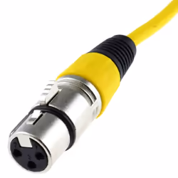 kenable 009365 audio cable 1 m XLR (3-pin) Yellow