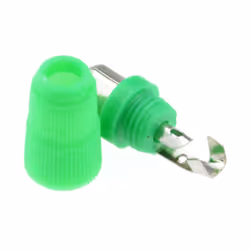 kenable Phono RCA Socket Audio or Video Solder Termination GREEN 10 Pack