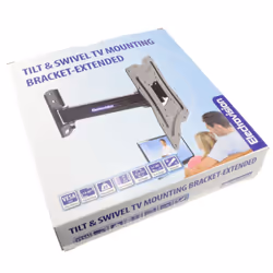 kenable Single Arm Tilt & Swivel TV Mounting Bracket 14 to 40 Inch Vesa 200