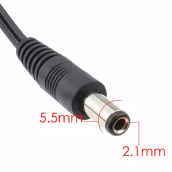 kenable 009407 power cable Black 0.5 m