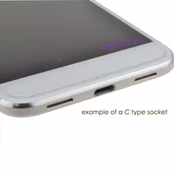 kenable USB 2.0 Type A Male to Type C Data Transfer or Charging Cable 2m