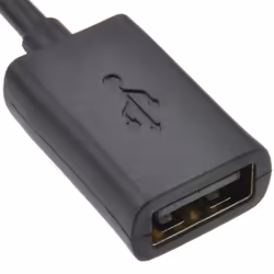 kenable USB Type C Male Plug to A Type Socket Converter Cable Black 2m