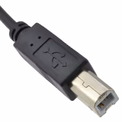kenable USB Type C Male Plug to B Type Printer Male Plug Cable Black 2m