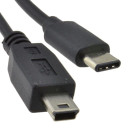 kenable 009448 USB cable USB 2.0 1 m USB C Mini-USB B Black