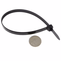 enTie Black Cable Ties 7.6mm x 300mm Nylon 66 UL Approved [100 Pack]