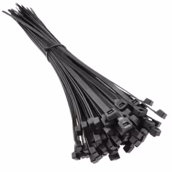 kenable 009460, Parallel entry cable tie, Nylon, Black, V2, -40 - 85 °C, 450 mm