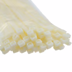 kenable Natural cable Ties 450mm x 9mm Nylon 66 UL Approved Pack of 100