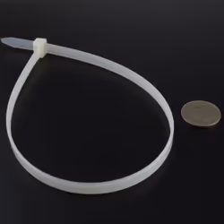 enTie Natural White Cable Ties 7.6mm x 400mm Nylon 66 UL Approved [100 Pack]
