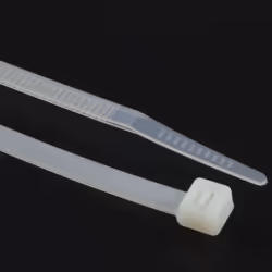 enTie Natural White Cable Ties 4.8mm x 450mm Nylon 66 UL Approved [100 Pack]