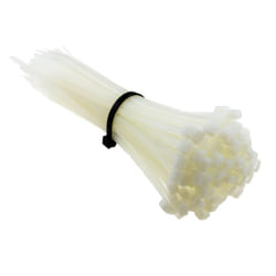 kenable Natural Cable Ties 180mm x 4.5mm Nylon 66 UL Approved [100 Pack]