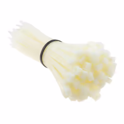 kenable Natural Cable Ties 180mm x 6.8mm Nylon 66 UL Approved [100 Pack]
