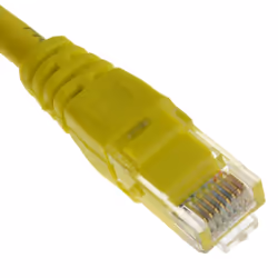 kenable C6 CAT6 CCA UTP RJ45 Ethernet LSZH Networking Cable Yellow  0.5m