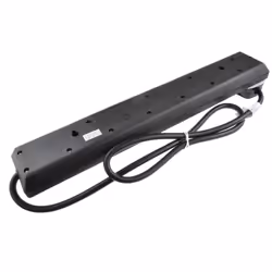 kenable 009556 power extension 1 m 6 AC outlet(s) Indoor Black