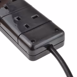 kenable 009598 power extension 5 m 3 AC outlet(s) Indoor Black